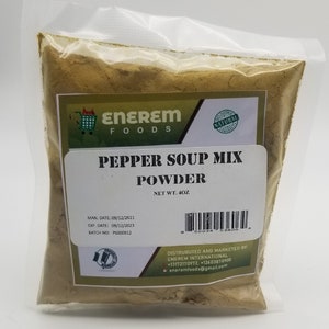 Enerem Pepper Soup Spice / Spicy Nigerian Pepper Soup Seasoning