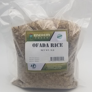Enerem Ofada Rice / African local Rice 3lb