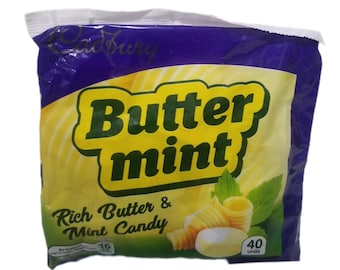 Kärnmynta/Nigeriansk Cadbury Smörkynta (40 st/förpackning)
