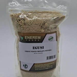 Enerem Egusi / Ground Melon Seeds /Agushie / Nigerian Egusi 1lb(16oz)