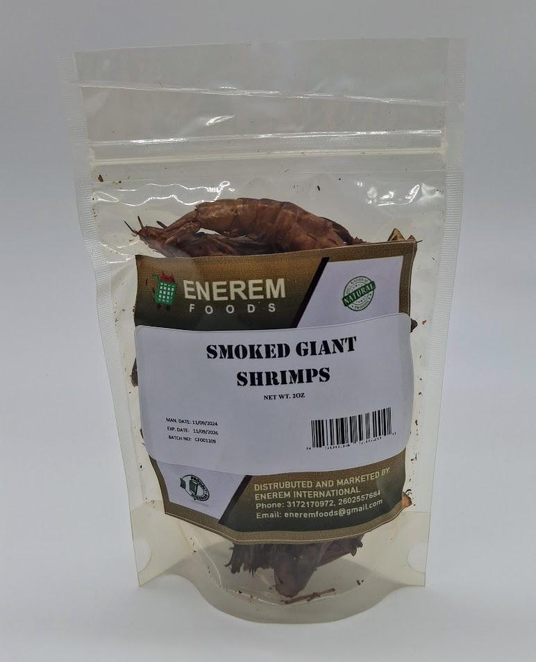 Enerem Dried Shrimps / Whole Smoked Red Shrimps / Dried Oporo 2oz