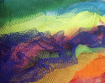 Red de esponja africana larga / Esponja africana exfoliante larga / Red de esponja larga / Sapor / Ekoussa