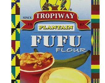 Harina de fufu de plátano Tropiway 24 oz