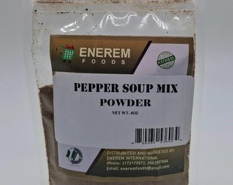Spezie per zuppa di peperoni Enerem 4 oz / Condimento piccante per zuppa di peperoni nigeriani