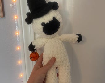 かぎ針編みのハロウィン牛