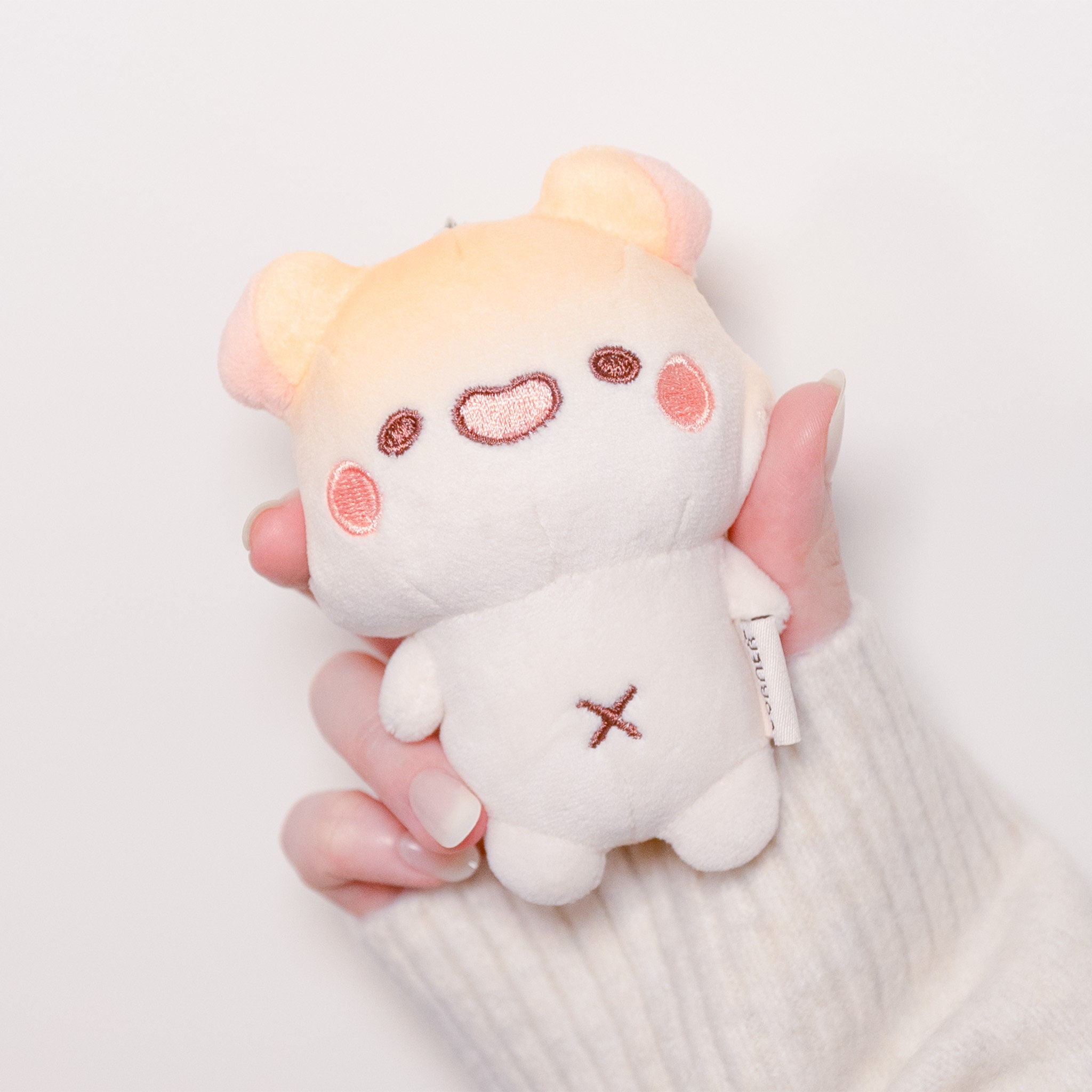 Muffinmaru Cute Soft Plush Keychain Accessory, Muffin Corner Cozy Plush, Kawaii, Toasted Series