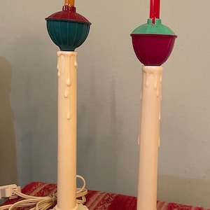 Vintage Window bubble light drip Candelabra