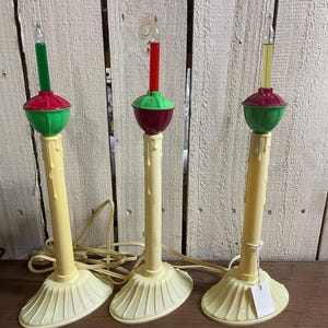 Vintage Single Window Christmas bubble light Drip Candelabra