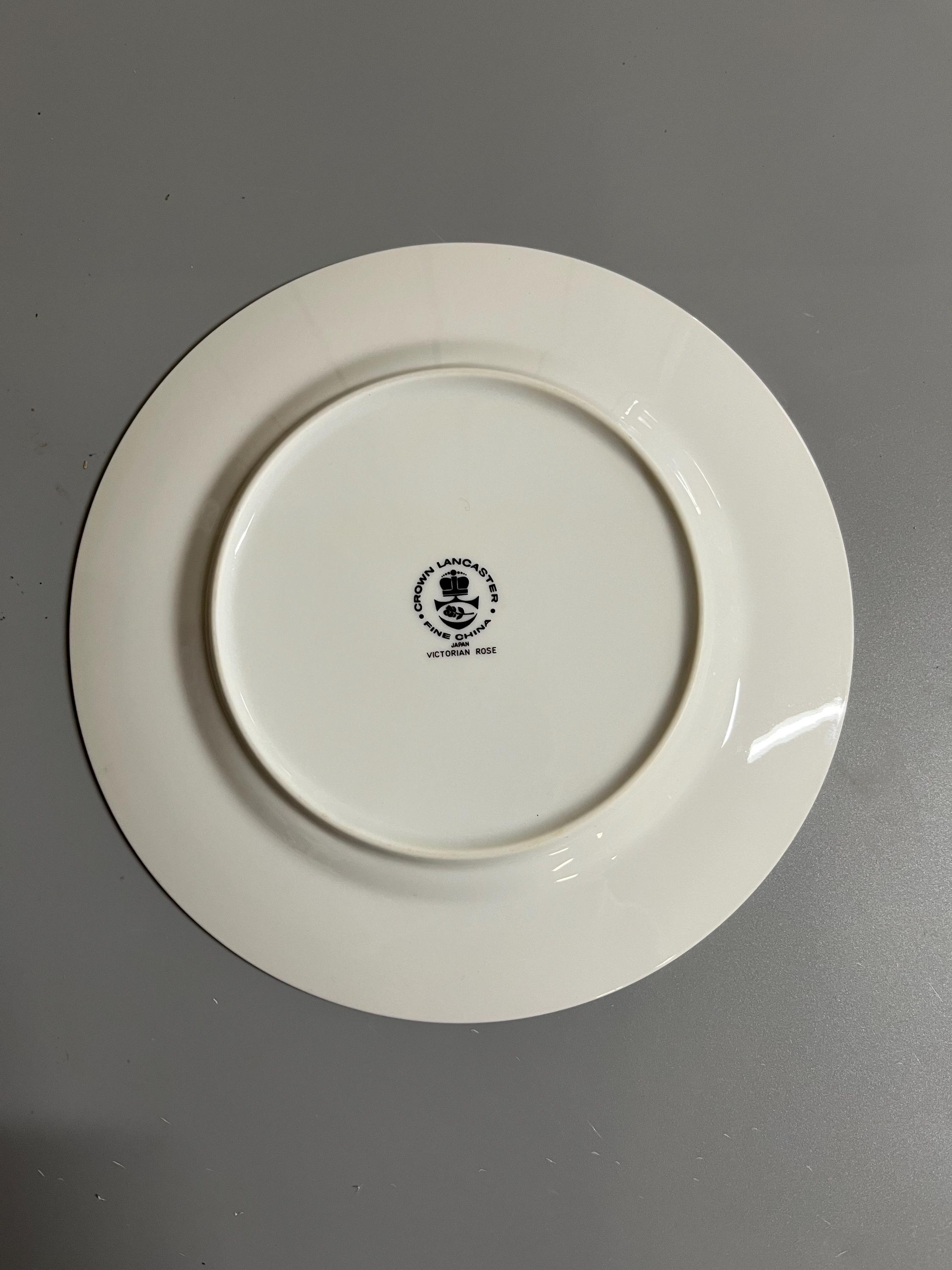 Crown Lancaster Victorian Rose Salad Plate - Etsy