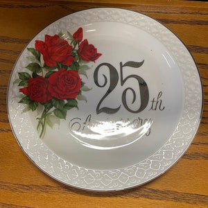 25th Anniversary Plate