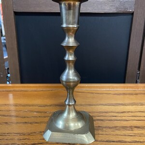 Brass Push-Up Candlestick