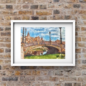 Seville Watercolor Print