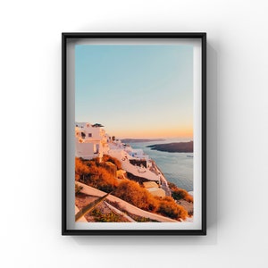 Santorini Griechenland Druck