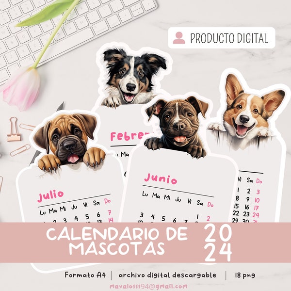 2024 Pet Calendar Etsy