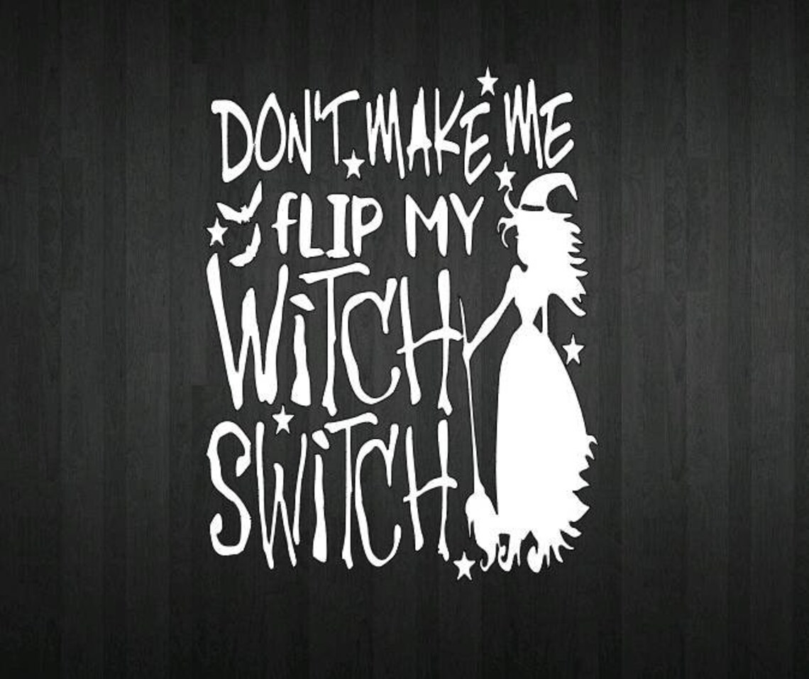 Witchy Decals Goth Car Decals It's Just a Phase Goth Etsy