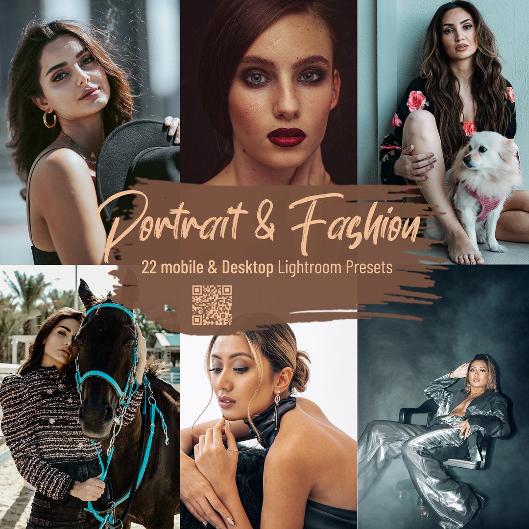 Portrait & Fashion Lightroom Presets Etsy