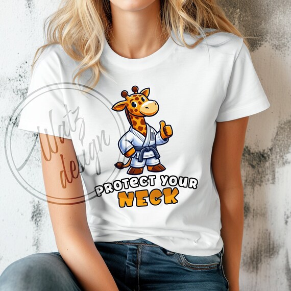 Protect Your Neck Giraffe T-Shirt Protect Your Neck Giraffe T-Shirt