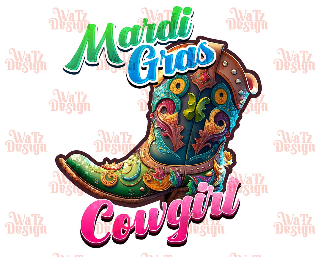 mardi gras cowgirl