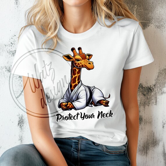Protect Your Neck Giraffe T-Shirt Protect Your Neck Giraffe T-Shirt