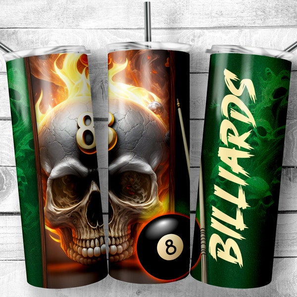 Skull Pool Cue Png - Etsy