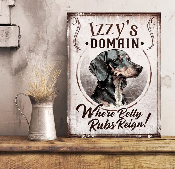 Personalized dog canvas print cheap