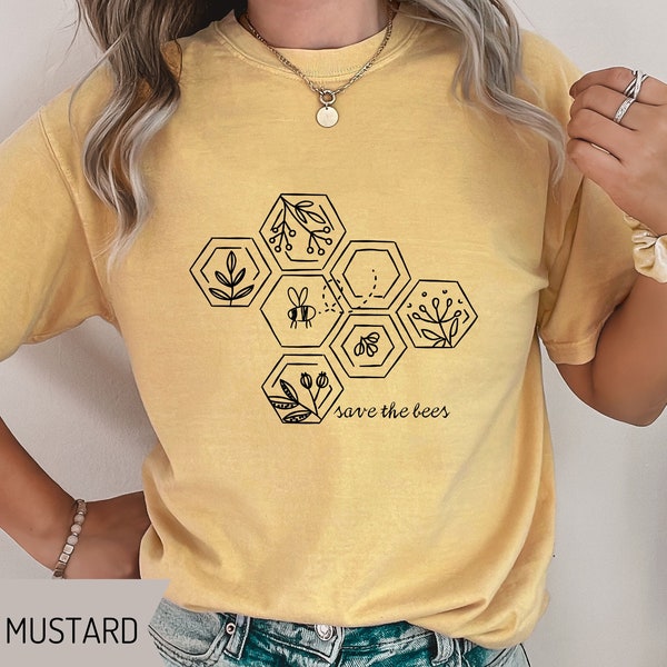 Bumble Bee Shirt, Save The Bees Shirt, Bee Lover Shirt, Beekeeper Gift, Insect Shirt, Earth Day Shirt, Honey Bee Tshirt, Bee Gift
