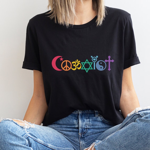 Coexist Shirt Religious Shirt for World Peace T Shirt for Christian Gift Jewish Shirt Catholic Shirt Muslim T Shirt Acceptance Shirt