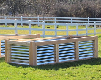 3x8&#39; Corrugated Garden Bed Plan