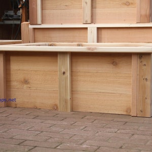 3x4&#39; Cedar Garden Bed Plan
