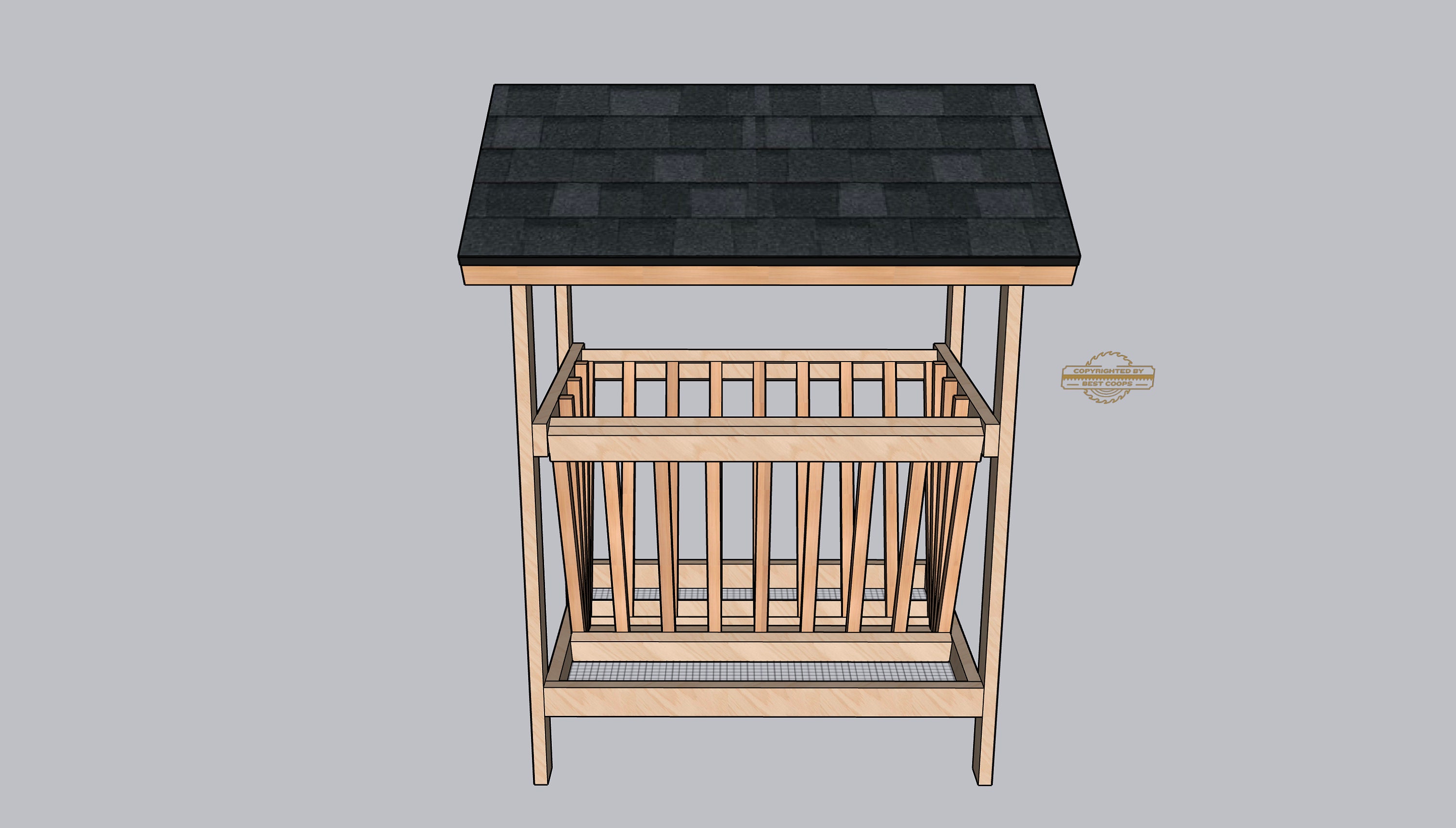 Covered Hay Feeder Plan - Etsy Canada