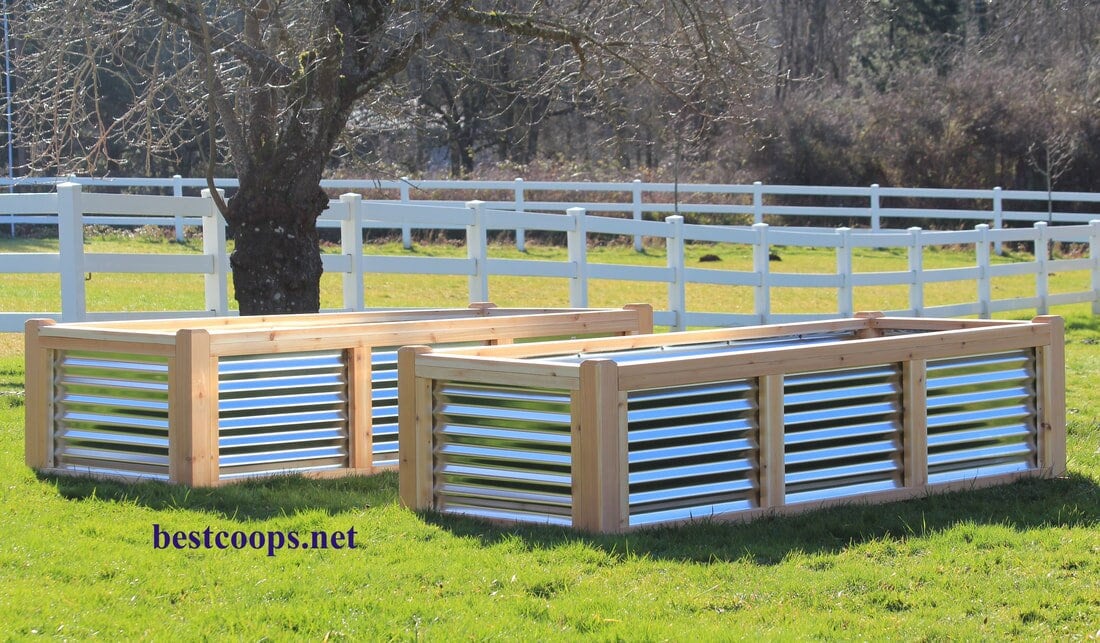 3x8' Corrugated Garden Bed Plan Etsy