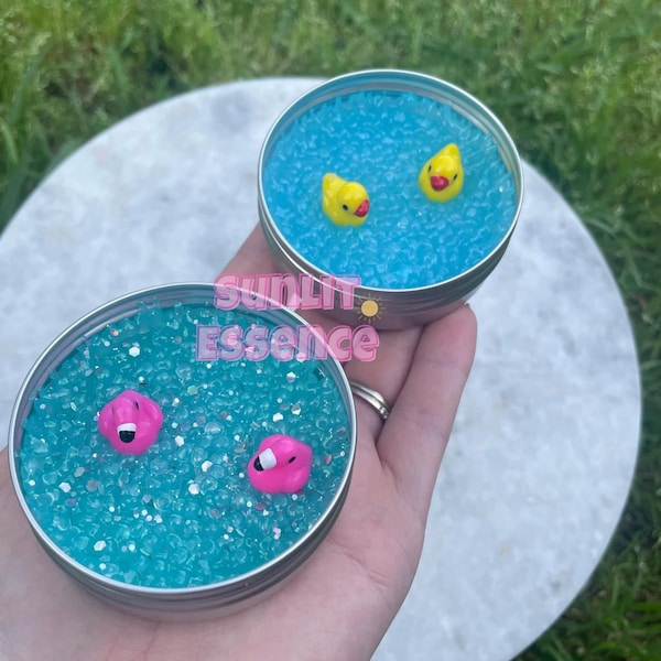 Freshie Tins, Car Air Freshener Scents, Aroma Beads Freshie, Car Freshie, Teacher gifts, Summer Freshies, Flamingo Freshies, Duck Freshies