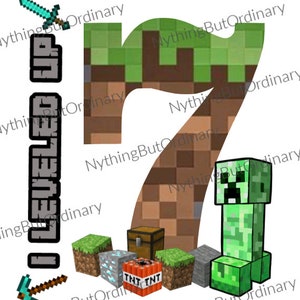 Camiseta de aniversário do Minecraft - 7