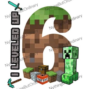 Chemise anniversaire Minecraft - 6