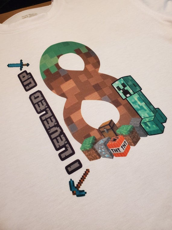 T-shirt Minecraft Manches Longues - Taille 11-12 Ans, Couleur Noire, Occasion Très Bon état - Pour Les Fans Du Jeu, Logo Mojang