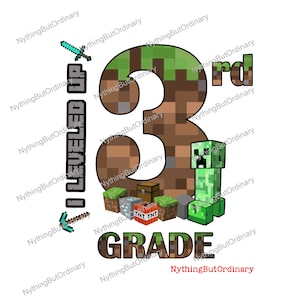 Minecraft 3e année SVG