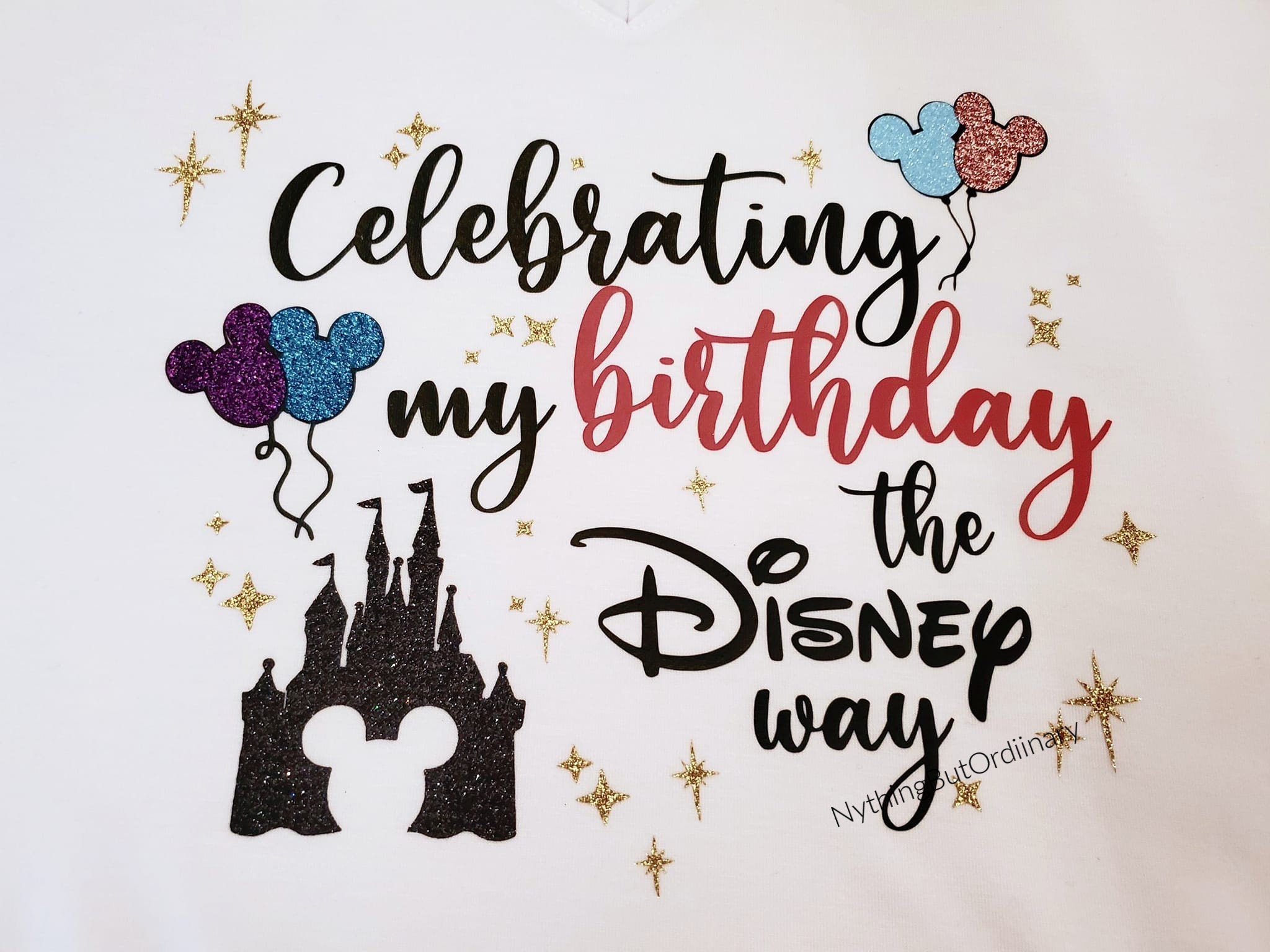 Celebrating My Birthday The Disney Way Etsy 