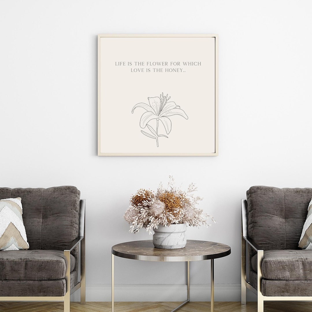 Printable Wall Art Inspirational Quote Positive Quote Nature Quotes ...