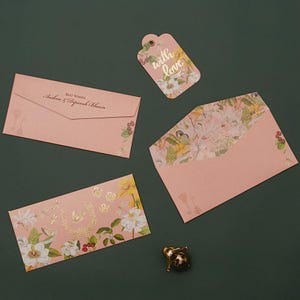 Gardens Of Serenity | Personalised Money Envelopes|Cash & Shagun Envelope|Indian Wedding|Premium Gifting| Pack of 20|50|100|200 |  by LACHI