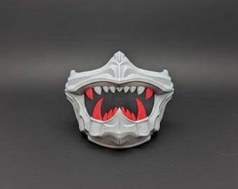 Ninja Gaiden 4 Mask | Unpainted 3D Printed Cosplay Mask