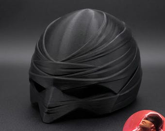 Daredevil Shadowed Start Cowl - Marvel Rivals Cosplay Mask – 3D Printed Daredevil Helmet