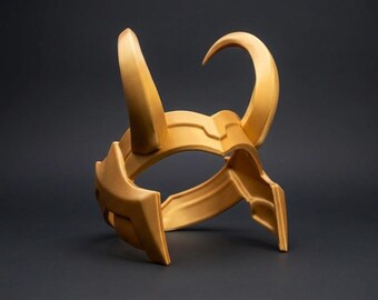 Loki Crown – 3D Printed Cosplay Headpiece – Loki Tokon Horn Helmet