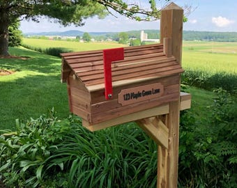 Custom 3D Printed Mailbox Address Sign | Personalized House Number Plaque