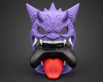 Gengar Mempo Controller Stand | Pokémon Inspired Desk Display | Xbox & PlayStation Controller Stand