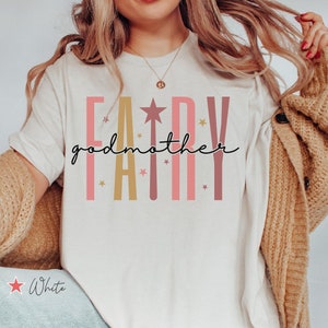 Fairy Godmother Shirt, Godmom Gift, Godmama Shirt, Godmother Proposal Gift, Godmom Shirt, Pregnancy Announcement Shirt, Baby Reveal Shirt