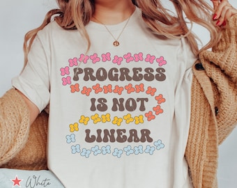 Fortschritt ist nicht linear Shirt, SPED Lehrer Shirt, spezielle Ed Lehrer T-Shirt, Lehrer für Sonderpädagogik T-Shirt, Lehrer für besondere Bedürfnisse T-Shirt