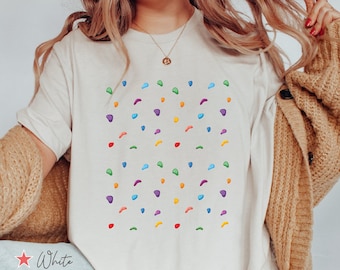 Rock Climbing Shirt, Indoor Rock Climbing Shirt, Rock Climber Gift, Bouldering Shirt, Girls Rock Climbing Shirt, Rock Climbing Gifts For Men