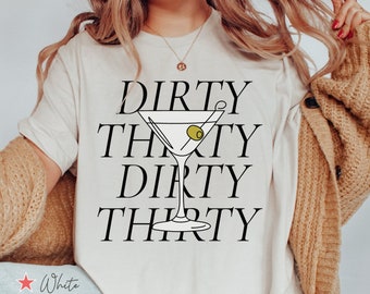 Thirty Birthday Shirt, 30 Birthday T Shirt, 30th Birthday Gift, Birthday Party Shirt, 30th Birthday Shirt, Turning 30 Gift, 30 Years Old Tee