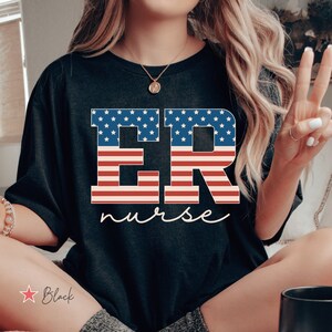 ER Nurse Shirt, 4th Of July ER Shirt, ER Nurse Gift, July 4th Er Shirt, Independence Day Tee, Emergency Nurse Shirt, Fourth Of July Nurse