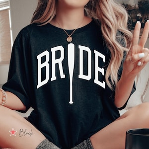Bride Baseball Shirt, Bride Baseball Game T Shirt, New Bride Gift, Sport Bride Shirt,Bridal Shower, Bride Game Day Shirt, Bride To Be Gift